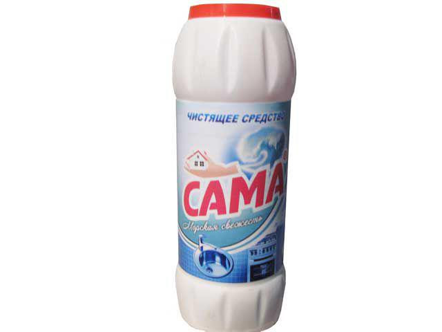 Очисний порошок для миття посуду САМА Морська свіжість 500 г (1 шт.) Харків - фото 1