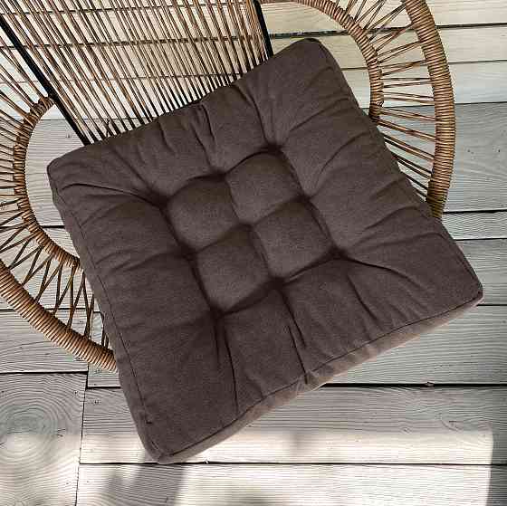 Подушка для стільців (50x50х8 см) Decorator Соро колір коричневий 84-050 Київ