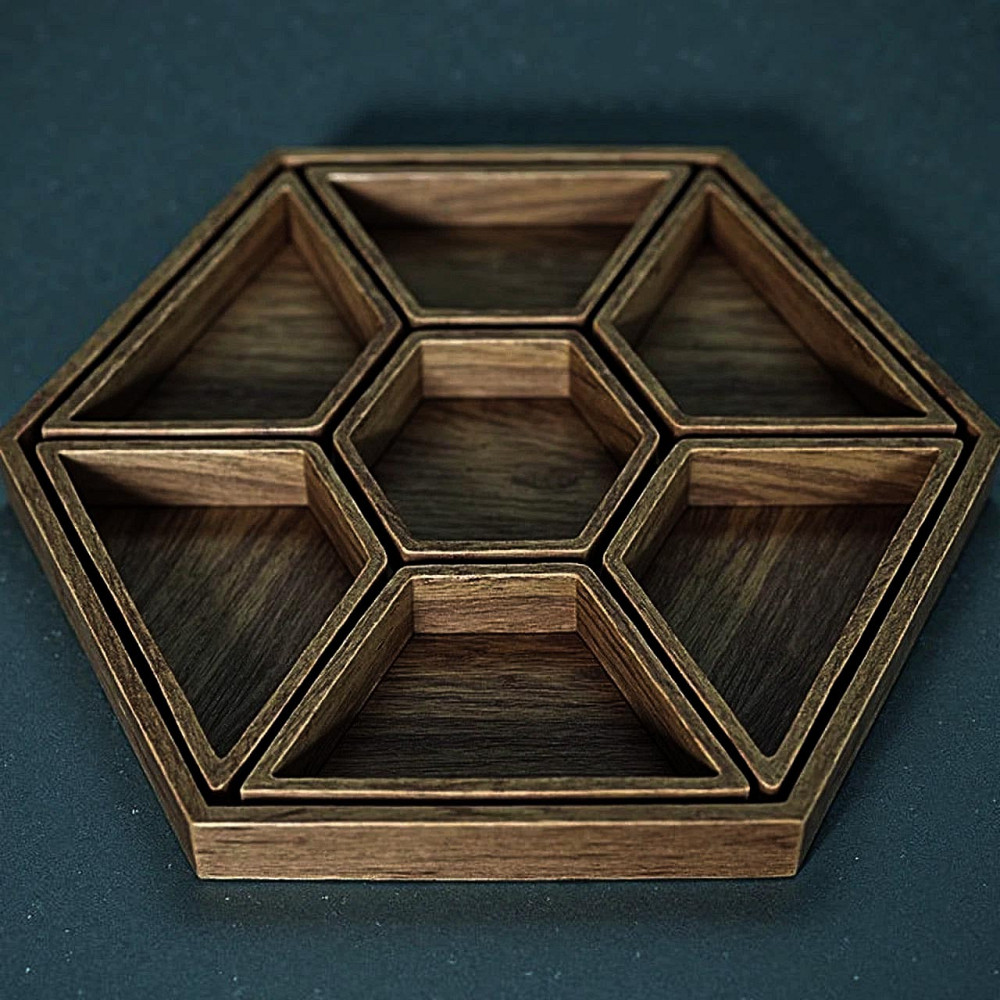 Менажница деревянная 