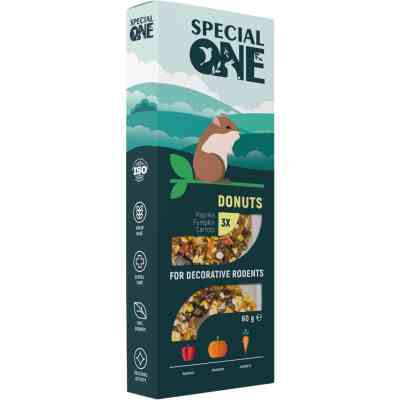 Витамины для грызунов Special One «Паприка, тыква, морковь» 60 г (4823082425204) Винница