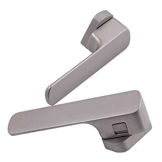 Дверна ручка на розетці M&T Minimal2.0 147742 Right TIN-C титан/хром матовий, в комплекті з WC Київ