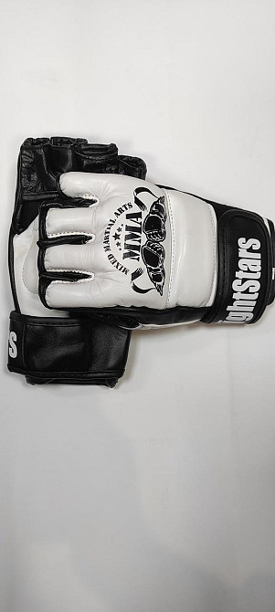 ММА Рукавички М-4 M шкіра Вишневе - фото 2