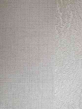 Шпалери метрові вінілові на флізелін Grandeco Poem однотонні структурні під тканина льон молочні Київ