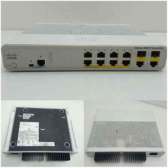 Комутатор керований Cisco Catalyst 2960-C Series PoE Switch WS-C2960C-8PC-L (Б клас) Луцьк