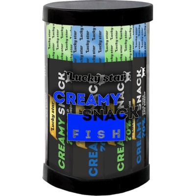 Ласощі для котів Lucky Star Мікс лагідного рибного пюре у стіках лосось-тунець 24 шт (4821234762498) Вінниця - фото 1