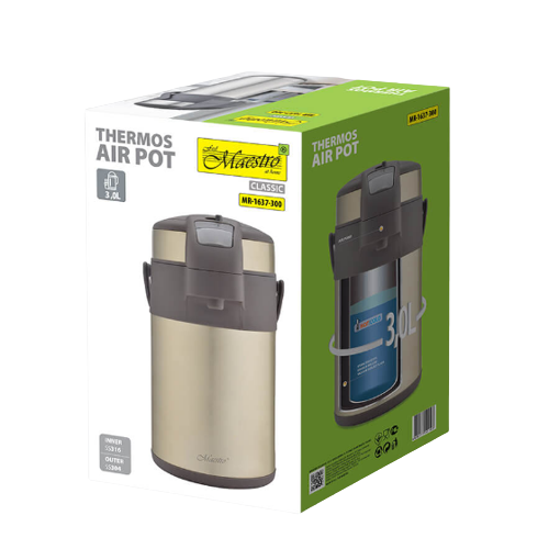 Термос 3000мл з повітряною помпою Maestro MR-1637-300 Житомир