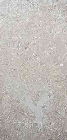 Шпалери вінілові на флізеліні AdaWall Roka 1.06х10 абстракція під камінь білі молочні срібло 3д 23101-1 Київ