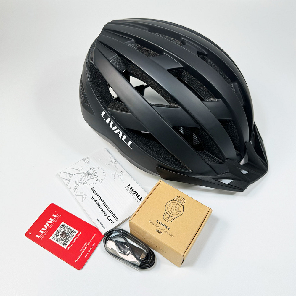 Шлем Livall MT1 NEO с Bluetooth и акустикой, черный Киев - изображение 1