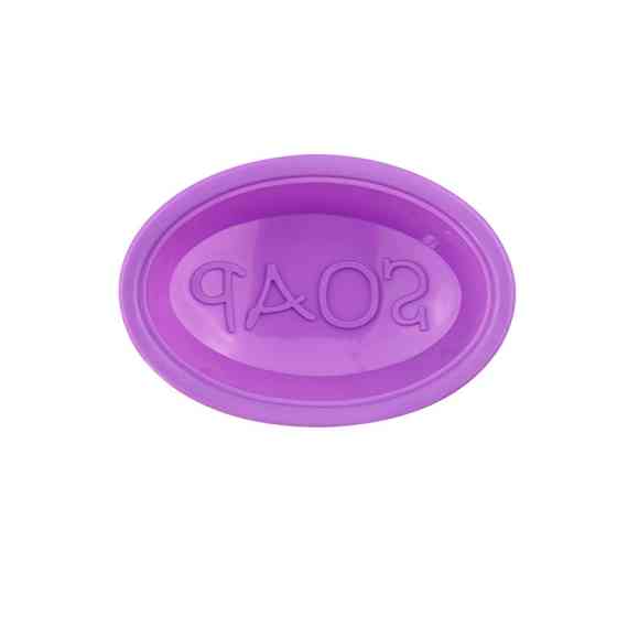 Силиконовая формочка для мыла 91 на 62 мм фиолетовый Киев