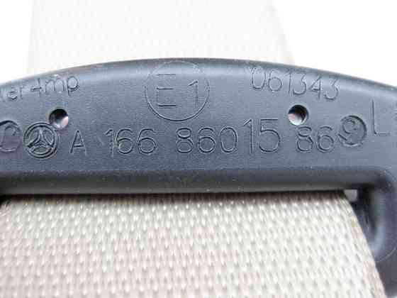 Mercedes-Benz  A1668601586 8P19 Ремінь безпеки 3-й ряд лівий бежевий GL X166 Одеса