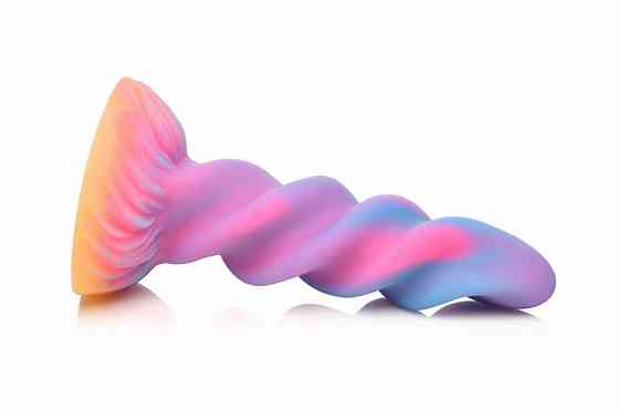 Фэнтезийный фаллоимитатор Creature Cocks Glow-in-the-Dark Unicorn Dildo, светится в темноте, 20,6 см Sex Aura Киев