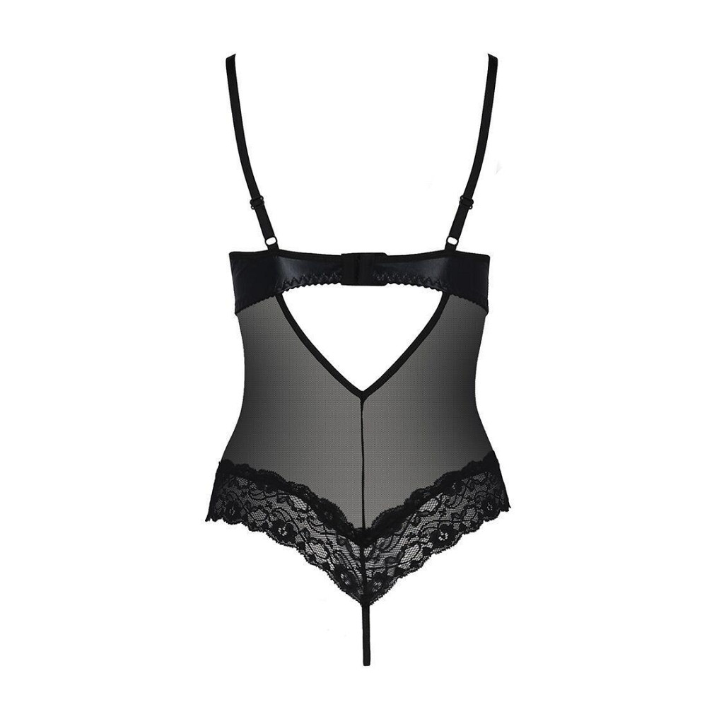 Боди с открытой грудью Passion Exclusive NORTH BODY XXL/XXXL, black Sex Aura Киев - изображение 4