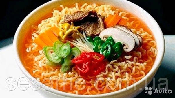 Корейская лапша быстрого приготовления Острая с грибами Nongshim Shin Ramyun noodle soup Рамён 120 г Харьков - изображение 4