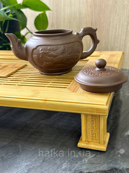 Чайник заварювальний ісинська глина 700 мл "Чжуняо-Фенікс" світлий Т2563 Київ - фото 2