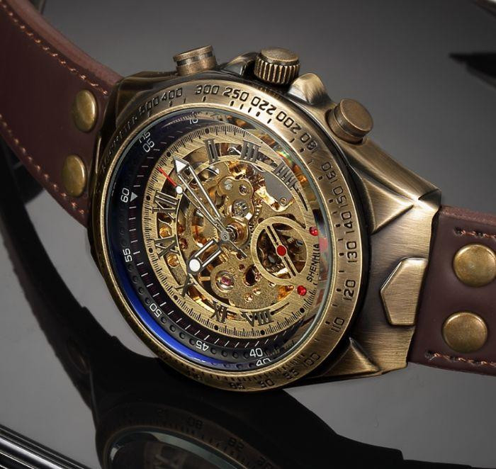 Часы мужские механические Winner Status Rubber (2 ремешка) Киев - изображение 5