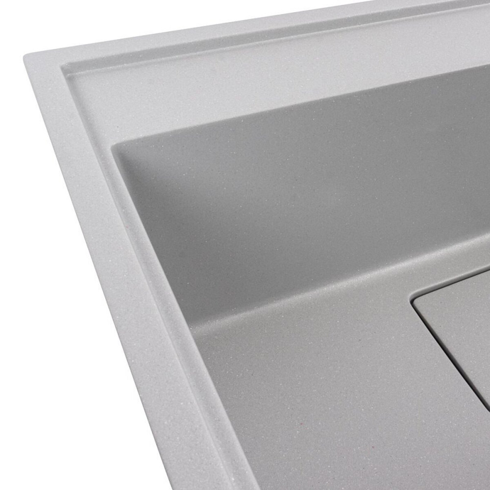 VALESO Кухонна мийка гранітна VALESO 6050 SHERLIT (сірий металік) Киев - изображение 5