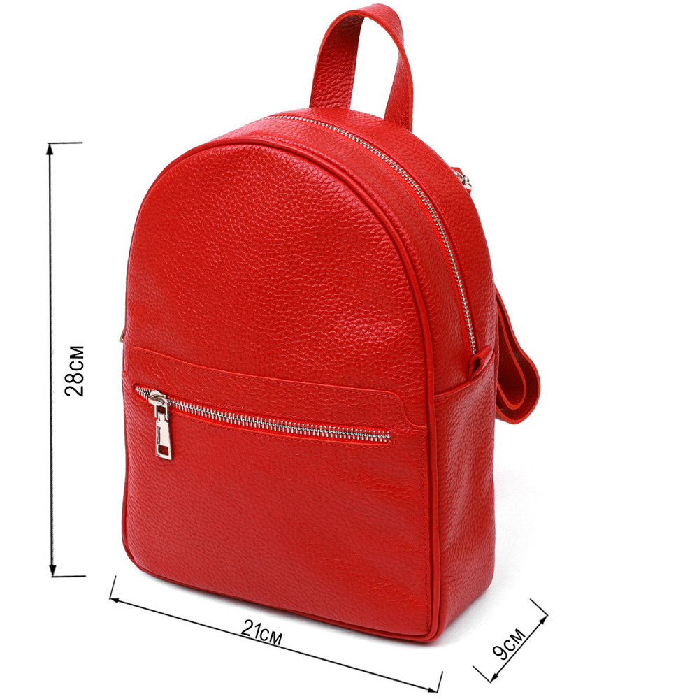 Городской женский рюкзак Shvigel 16301 Красный Киев - изображение 3