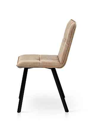 Стілець Тетріс, метал чорний/ тканина коричнева Київ