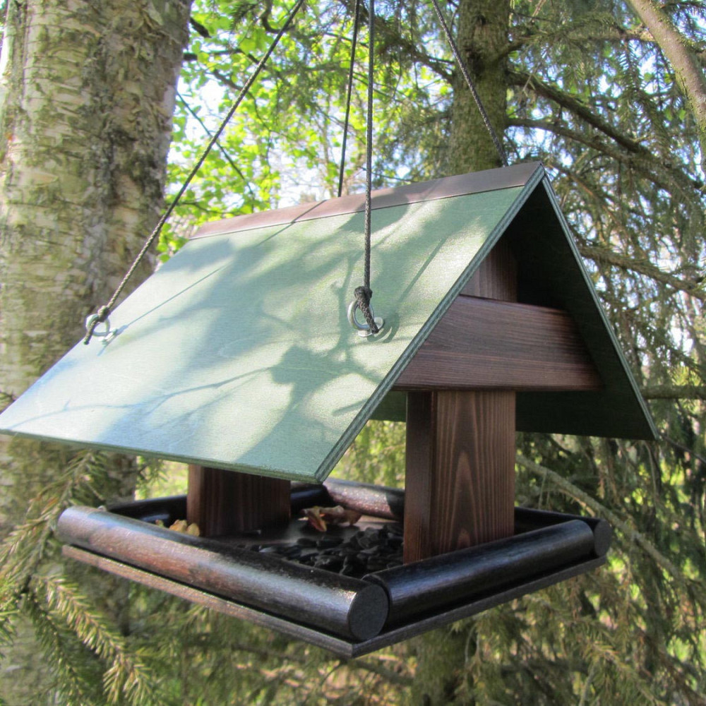 Годівниця для птахів "Крачка" капучино-моріон Миколаїв - фото 1