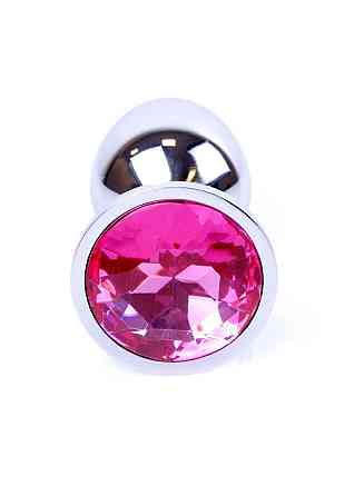 Анальна пробка - Jewellery Silver Plug - Pink Sex Aura Київ
