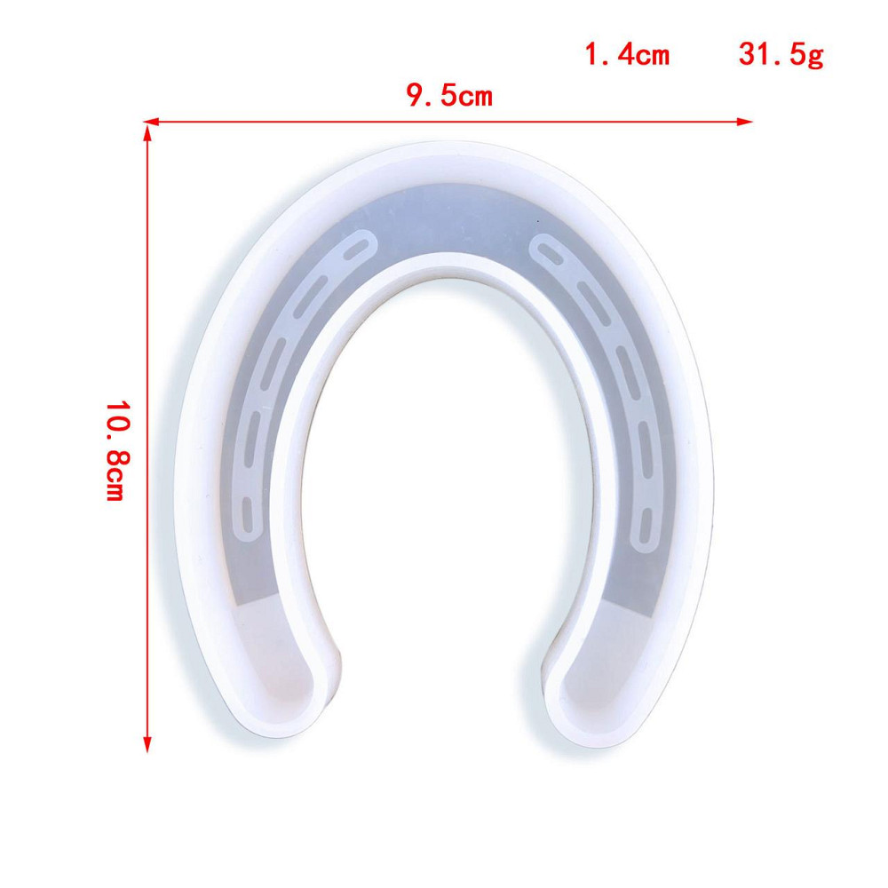 Молд силиконовый Подкова 95 на 108 мм серый Киев - изображение 2