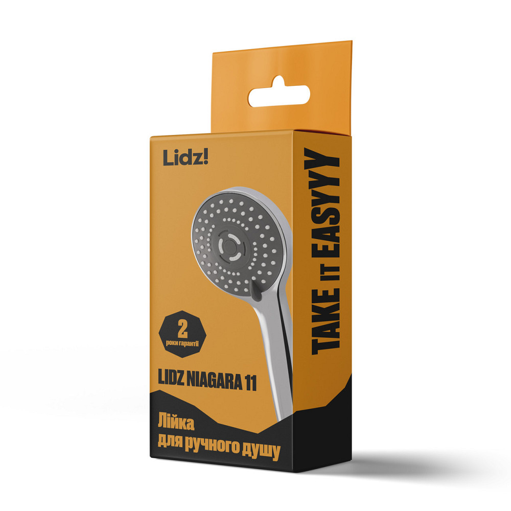 Лійка для ручного душу Lidz Niagara 11 98 мм округла LDNIA11CRM35464 Chrome Київ - фото 5