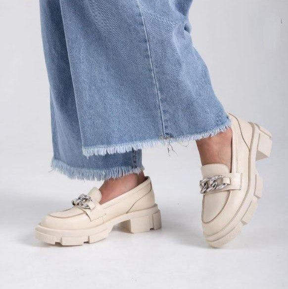 Туфлі жіночі GREMMY бежеві натуральна шкіра низький хід 37р.39р.40р.41р. (5355) Коломия - фото 4