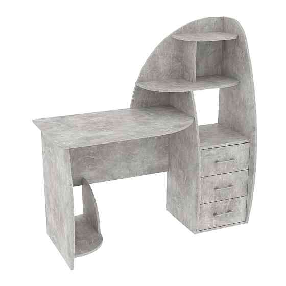 Стол письменный СКП-2 №10, Бетон, 1300/550/1300 Львов