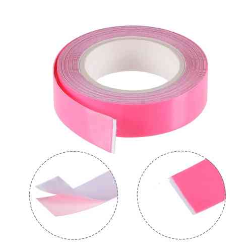 Лента люминесцентная клейкая 10мм x 3м, фосфорная, розовая Вінниця