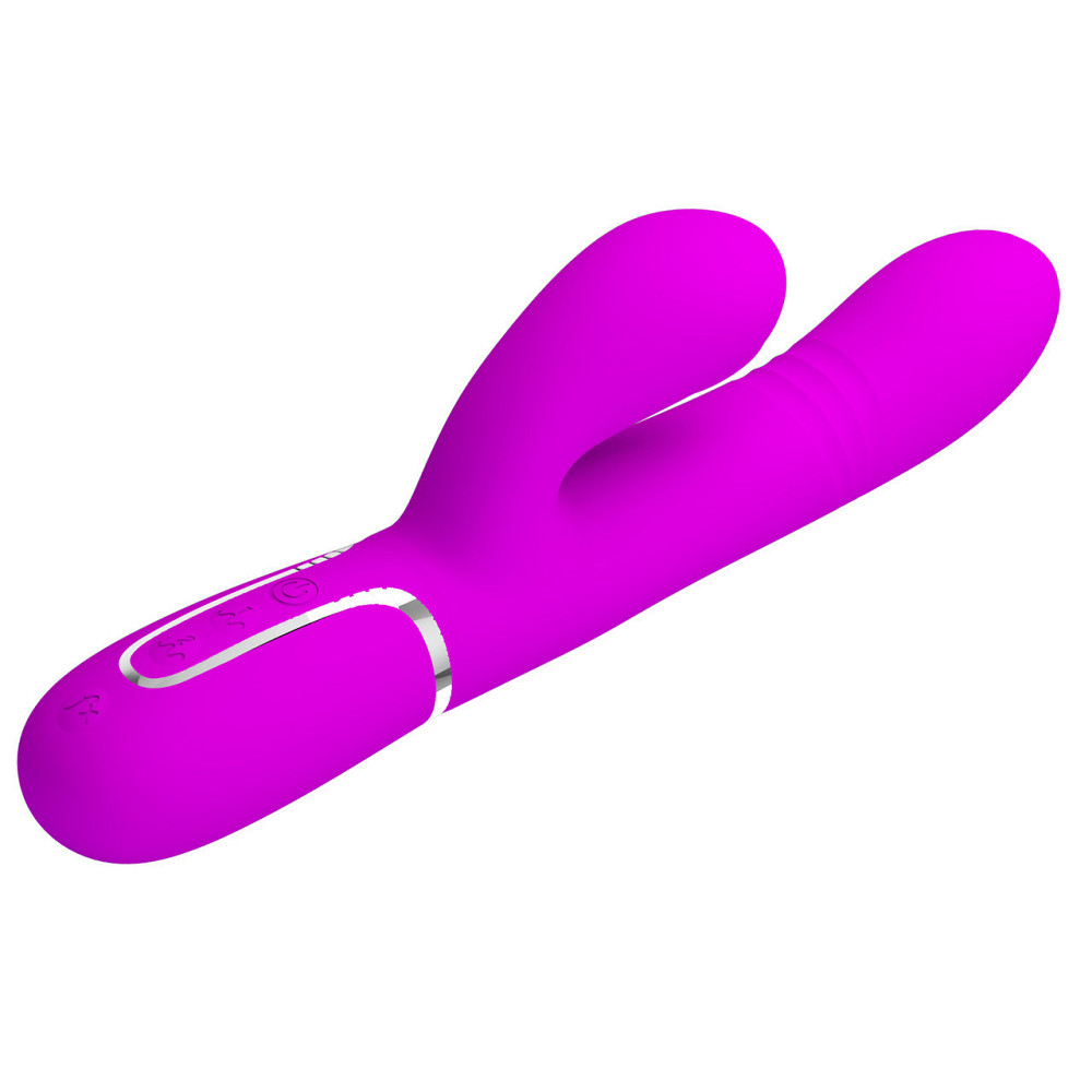 Вибромассажер с поступательным движением серии Pretty Love - Mariana Twinkled Purple 7 vibration Sex Aura Киев - изображение 6