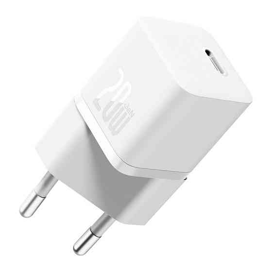 Швидкий зарядний пристрій Baseus GaN5 20W White Київ
