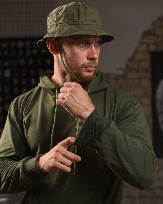 Худи maklin   Далі Бога Немає  олива НП4879 Одесса - изображение 6