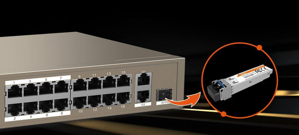 Коммутатор TENDA TEF1118P-16-150W (16xFE PoE, 1xGE/SFP, 135Вт max) Харків - фото 13