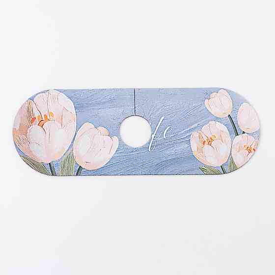 Вологовбираючий килимок для раковини під кран із поліестеру 37,5*13 см HP-42-12BL Коломыя