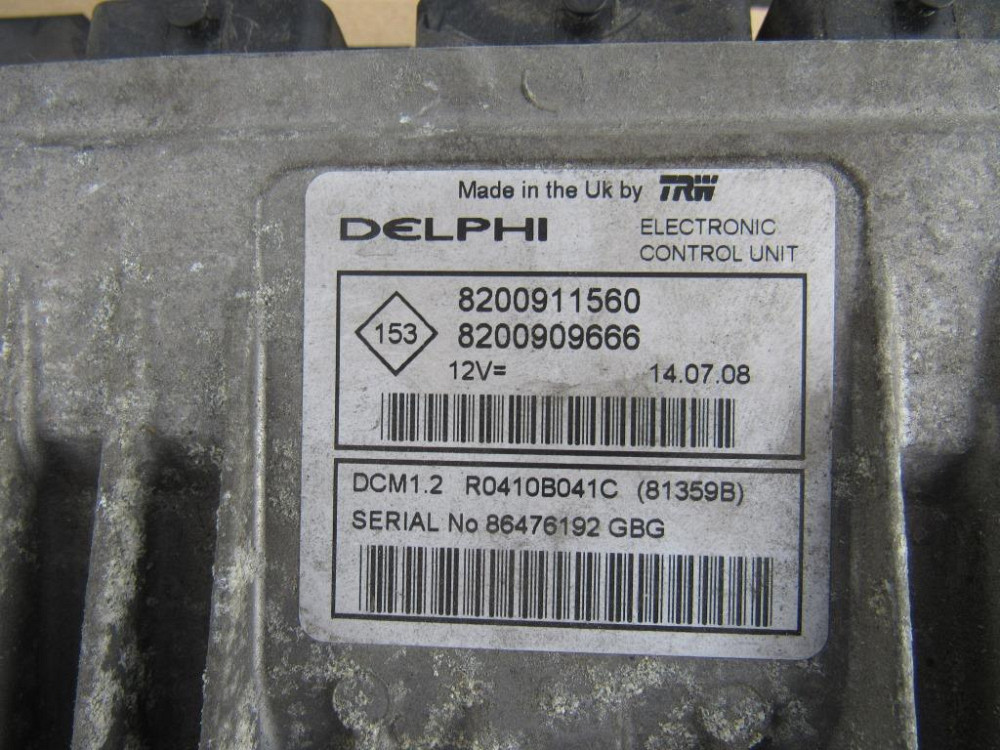 Блок керування двигуном  Renault Kangoo 1.5 dci 2008-2015 Ковель - изображение 4