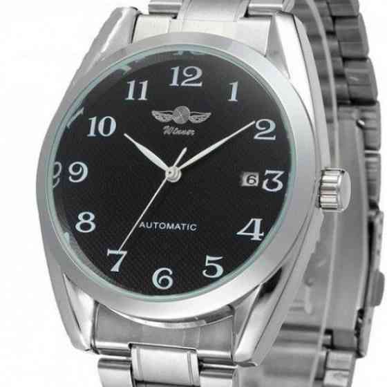 Мужские наручные часы Winner Handsome (Серебристые) Киев