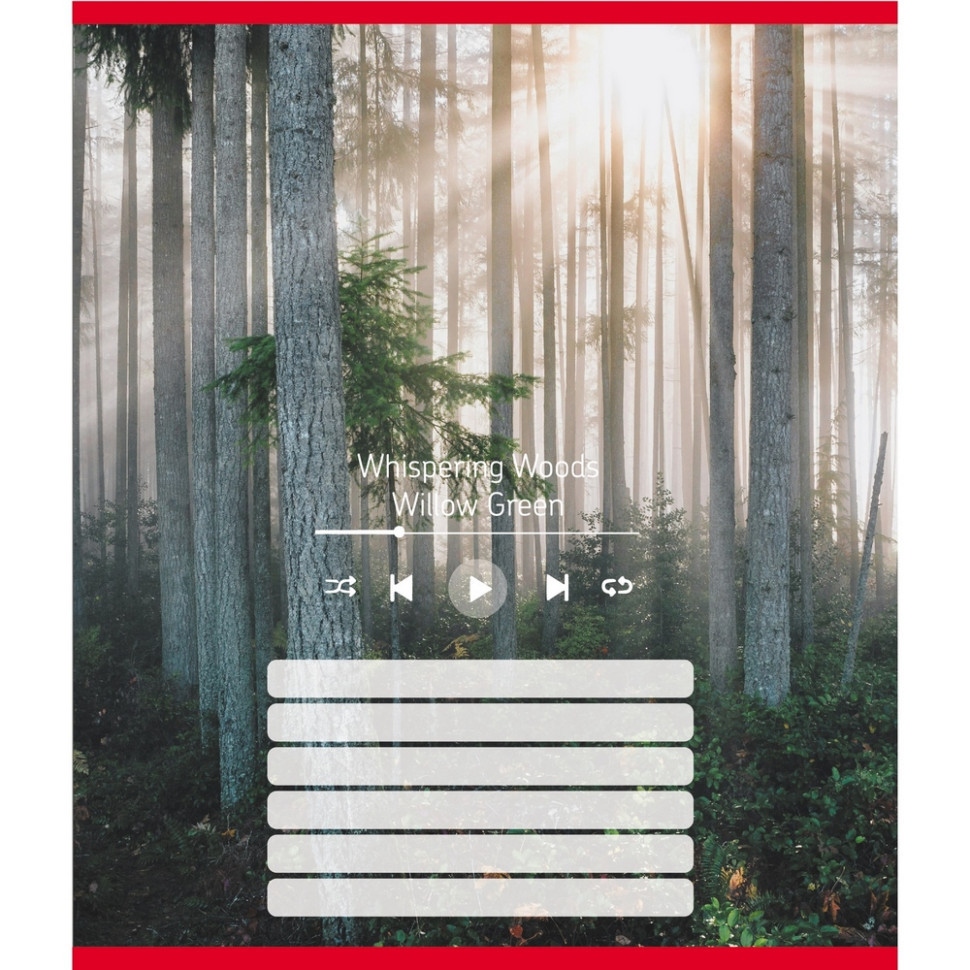 Зошит учнівський "Мелодія природи" 024-550252K-3 в лінію, 18 аркушів Вінниця - фото 1