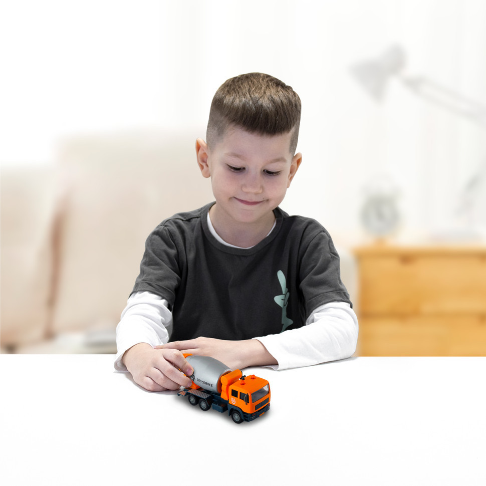 Дитяча ігрова модель Бетонозмішувач TechnoDrive 510777.270 звук і світло Вінниця - фото 9