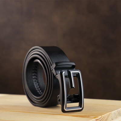 Ремінь Vintage Чоловічий силует літери G Чорний (20287) Вінниця - фото 8