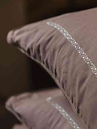 Ecotton Комплект постільної білизни Ecotton Євро з вишивкою та кантом Stucco в чохлі для зберіг Коломия