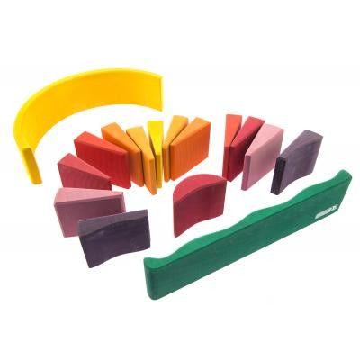 Конструктор Nic деревянный Восход желтый (NIC523320) Винница - изображение 3