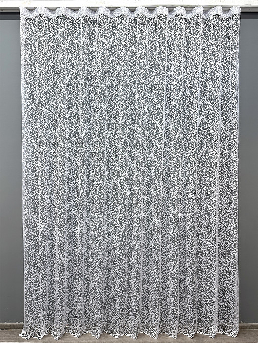 Тюль VR-Textil 1586т Гіпюр Білий 300х270 см (42-0546) Київ - фото 2