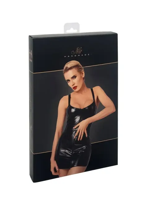 Сукня Noir Handmade F320 Starlet wetlook minidress with ring belt - M Львов - изображение 9