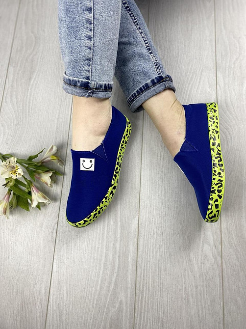 Bona Сліпони жіночі Bona MB-501 сині (літо, тканина) (1355) 36-39 Коломия - фото 8