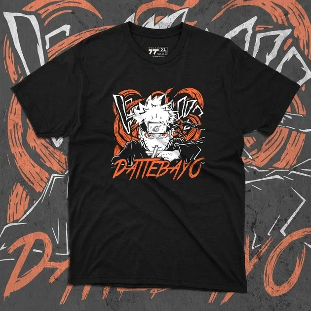 Футболка мужская с принтом Наруто Dattebayo Размер 48 Anime0289 Днепр - изображение 1