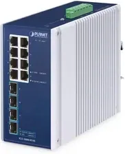 Комутатор Planet IGS-1000-8T4X IP30 Industrial 8-Port (IGS10008T4X) Київ
