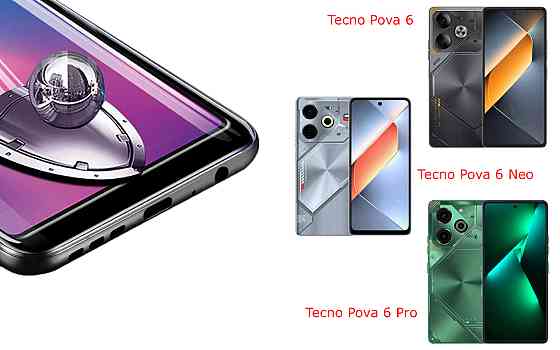 Защитное стекло DefenzoGlass для Tecno Pova 6, Pova 6 Neo, Pova 6 Pro – двойная прочность Киев