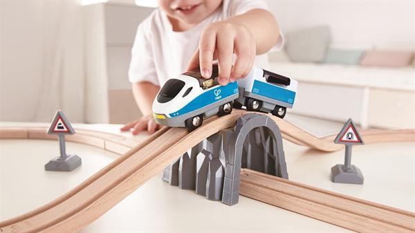 Іграшкова залізниця Hape дерев'яна 26 ел. (E3729) Харків - фото 18