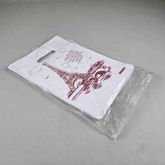 Пакети з вирубаною ручкою (20*30) "Париж" XXL жовтий (100 шт.) Харків