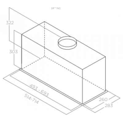 Витяжка кухонна Elica LANE SENSOR BLMAT/A/72 Вінниця